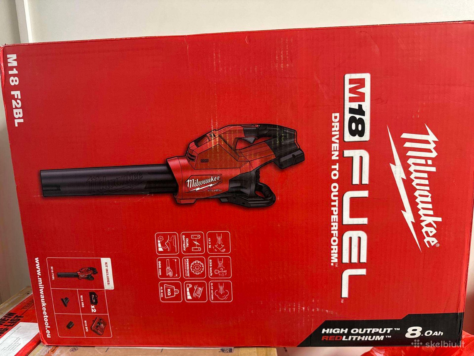Lapų pūstuvas Milwaukee M18 F2bl