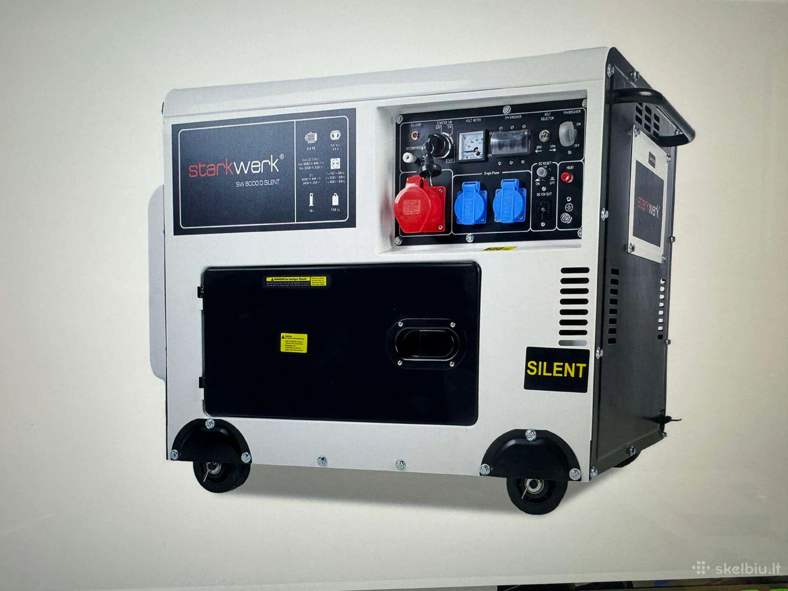 Dyzelinis tylus generatorius Starkwerk SW6000D namui ir sodybai