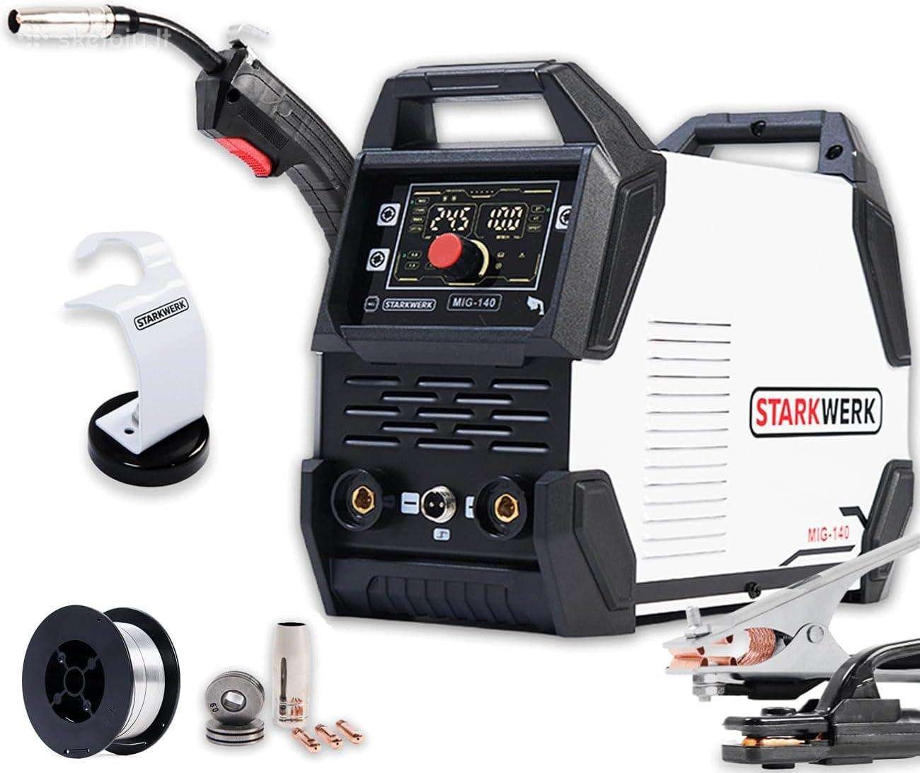 Suvirinimo aparatas Starkwerk MIG 140 Flux TIG